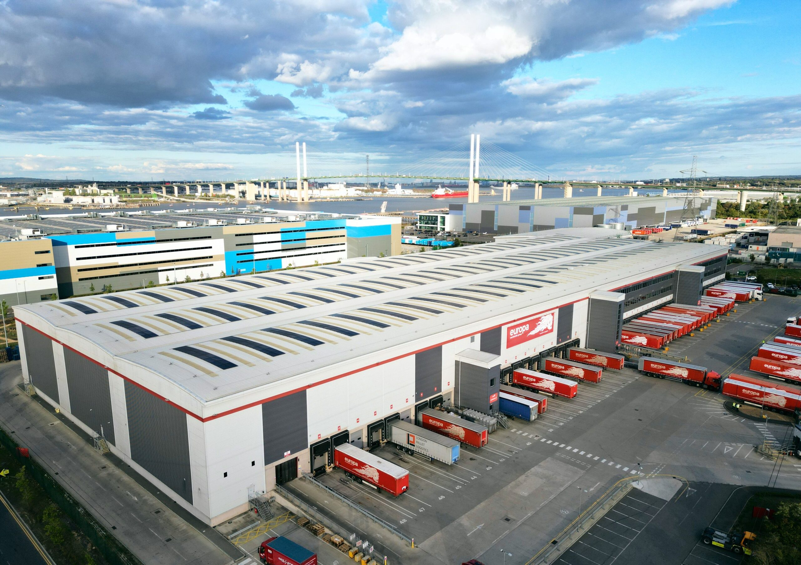 Europa turns Dartford warehouse roof into a power asset