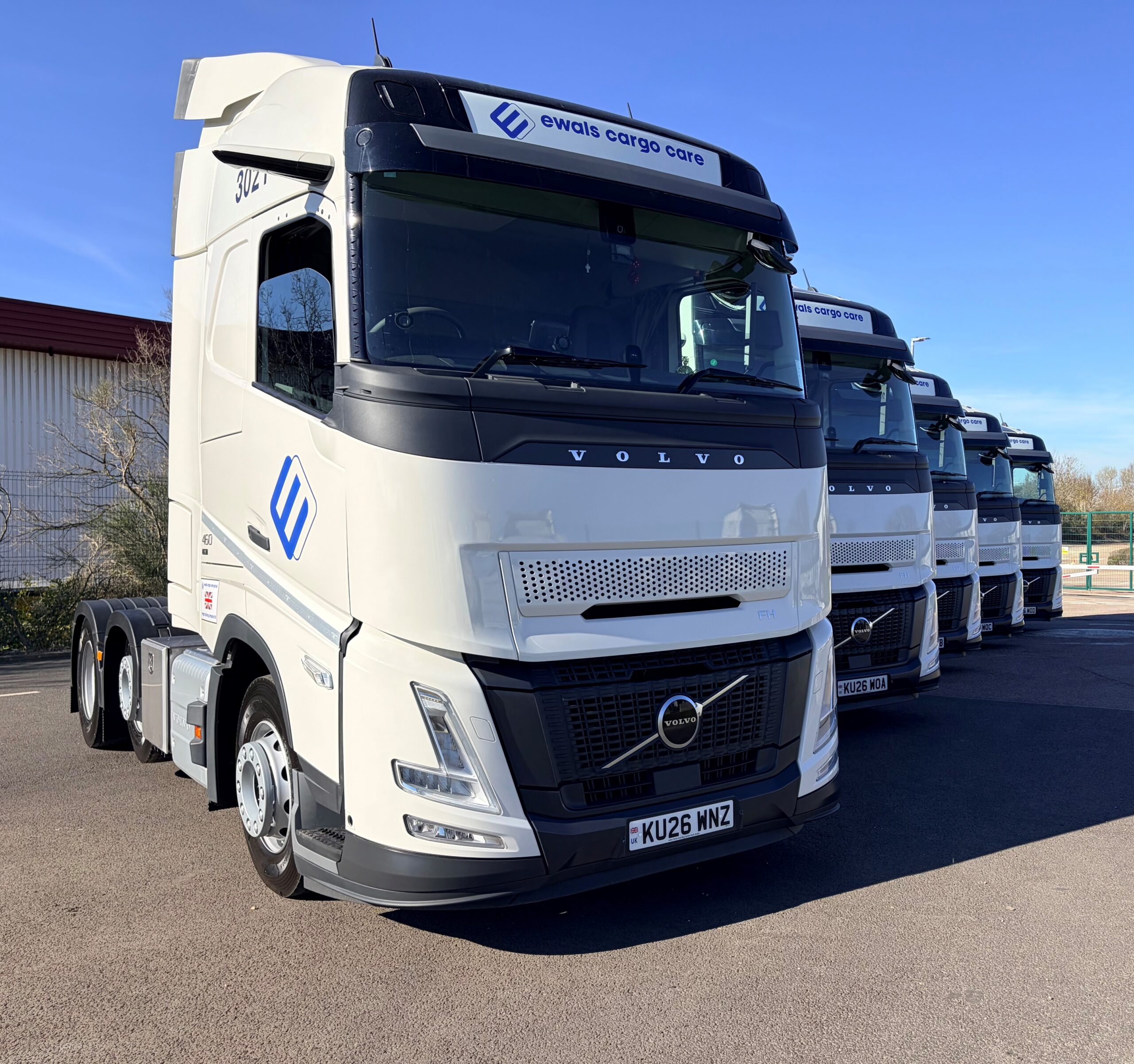 Ewals adds 27 aerodynamic Volvo trucks to UK fleet