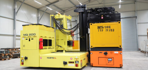 Hubtex engineers a coordinated vehicle fleet for deep repository operations